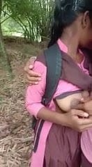 Viluppuram tamil college couple école polytechnique aime le sexe dans the grippe forêt