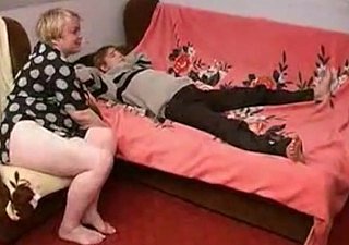 Madre habla hijo a follar