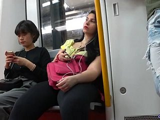 coxas grossas para os caras, field of vision dianteira agradável e cameltoe