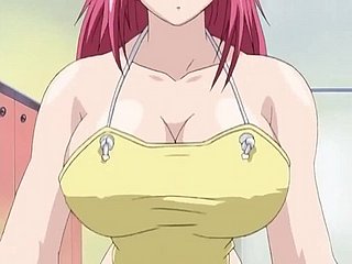 النساء مفلس لها الثلاثي غير خاضعة للرقابة انمي هنتاي