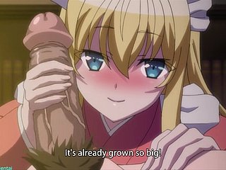 Hentai // Rubia sin censura con tetas perfectas y culo ama a Creampie