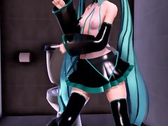 MMD Cabelo Azul Cutie Sex Knick-knack Anal Gang prosperity Creampie GV00184