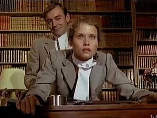 The grey man fucked a young librarian