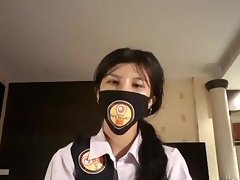Estudiante tailandés vivir en facebook