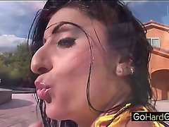 Scrumptious López Lubed africanos chico como Obese Culo