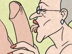 Babcia uwielbia analsex