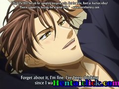 Sexy otot hentai gay pria hardcore di tempat tidur