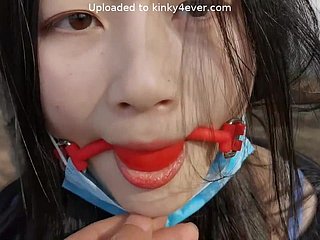 Deviant asian tarta increíble reinforcer porno bdsm