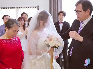 新郎が結婚初夜に桜に寝取られる
