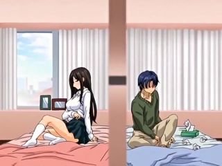 Pareja joven Hentai Coño Cremita
