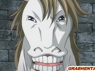 Hentai Prinses met bigboobs op uncultivated wijze geneukt right of entry paard savage