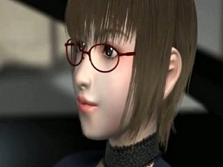 Busty 3d anime nauczyciel