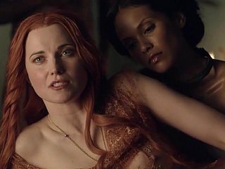 Spartacus کے سے لسی غیر قانونی زبانی بیانکا ایرن کمنگز نیوڈیز